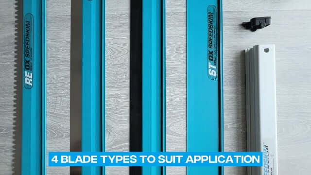 OX Speedskim Stainless Flex Finishing Rule - SF 450mm