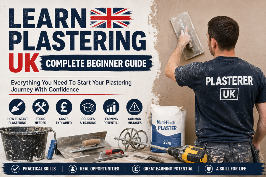 Learn Plastering UK: Complete Beginner Guide (2026)