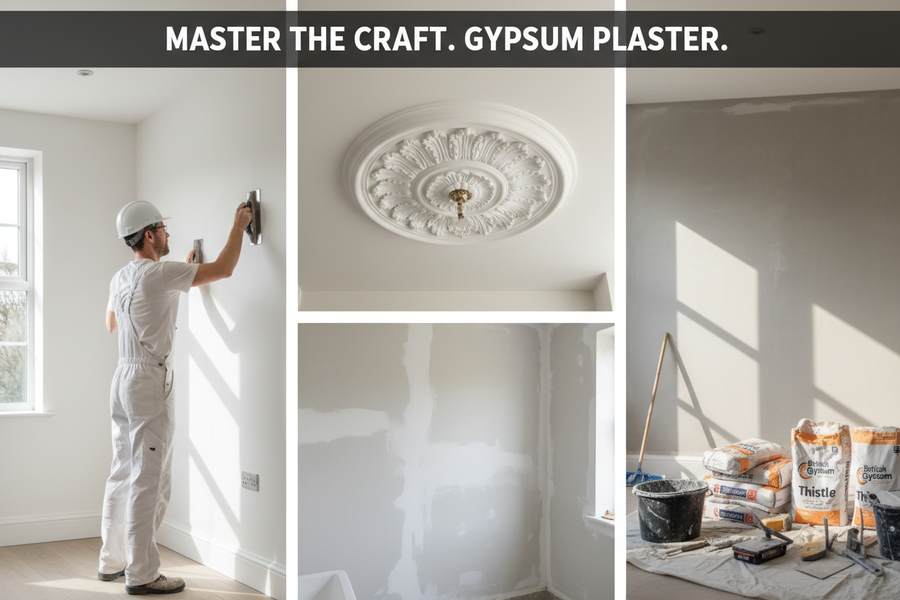 Exploring the Versatility of Gypsum Plaster in the UK