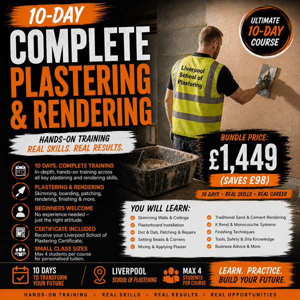 10-Day Complete Plastering & Rendering Course