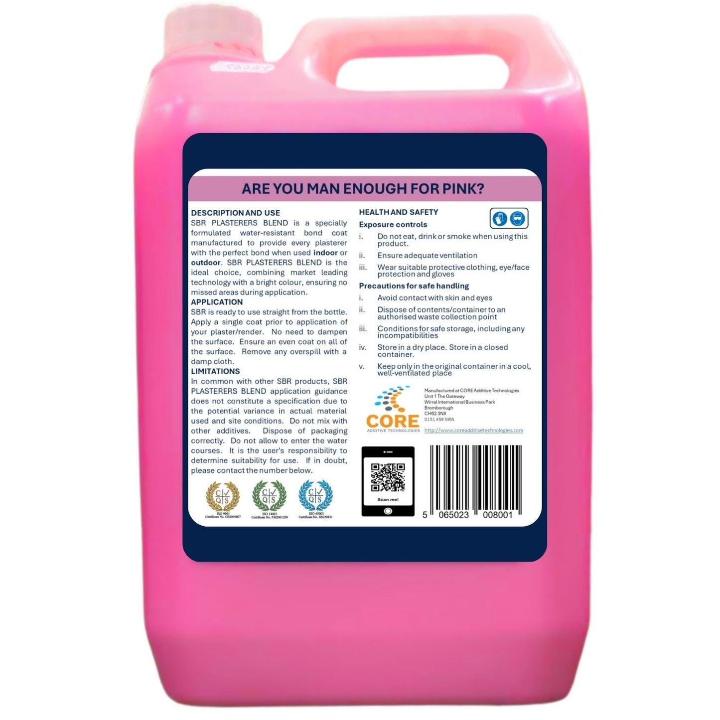 PINK 25 litres Plasterers Blend SBR