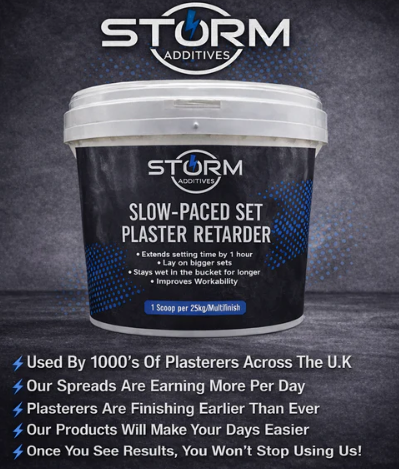 Slow-Paced Set Plaster Retarder Extratime Storm Additives