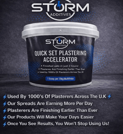 Storm Additives Quick Set Plaster Accelerator