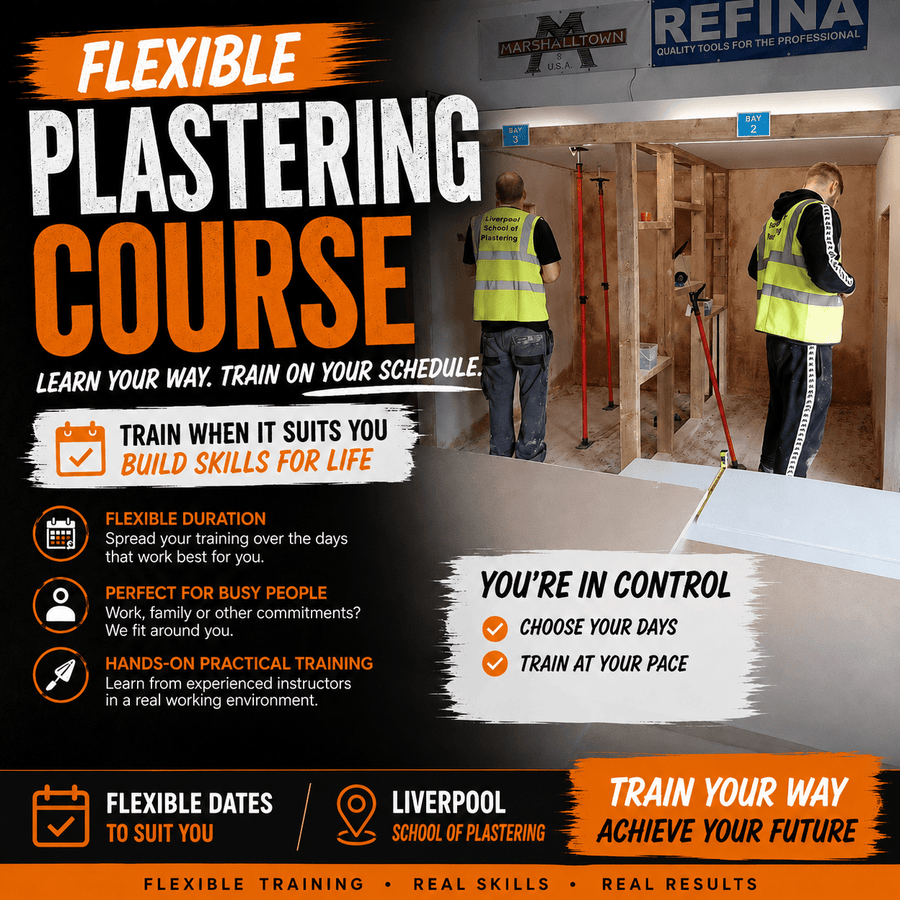 Flexible Plastering Course (Skimming + Boarding)